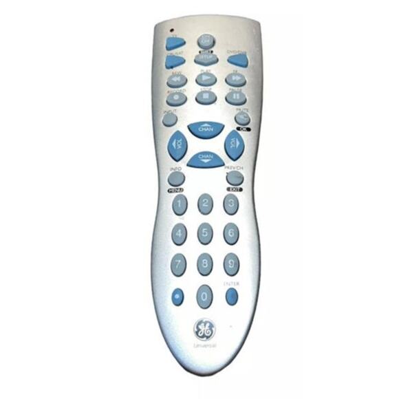 GE Universal Remote RC24912 TV CBL/SAT DVD VCR Tested EUC - Picture 1 of 4